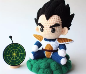 Vegeta Amigurumi Crochet Free Pattern Tutorial