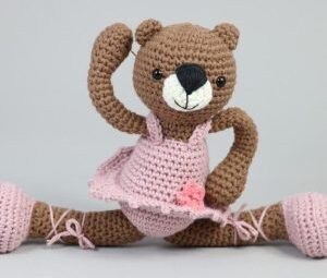 Amigurumi Ballet Bear Free Pattern Tutorial