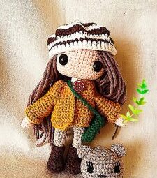 Autumn Crochet Doll Amigurumi Free Pattern