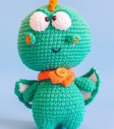 Crazy Dragon Amigurumi Crochet Free Pattern