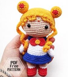 Sailor Moon Crochet Doll Amigurumi Free Pattern