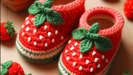 Handmade Crochet Baby Shoes Models