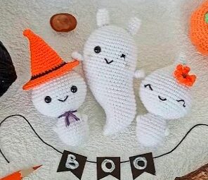 Halloween ghost amigurumi patterns