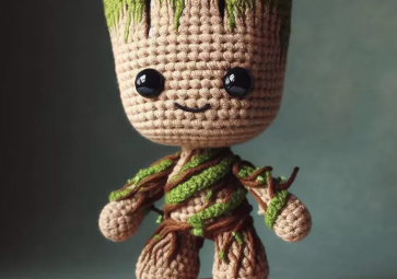 Groot Amigurumi Free Crochet Pattern Tutorial