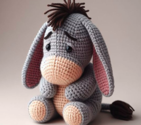 Amigurumi Eeyore Horse Free Pattern Tutorial Crochet