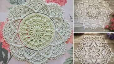 16 Romantic Lacy Crochet Doilies Free Patterns You Would Love