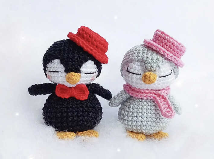 Amigurumi Mr and Mrs Penguin Free Crochet Pattern – Free Crochet Patterns