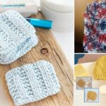 Knit Scrubs and Mittens for Gentle Bathing and Cleaning –