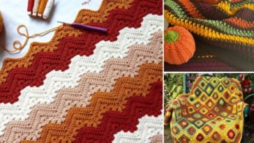 Beautiful Fall Crochet Afghan Ideas