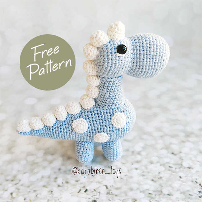 Amigurumi Dinosaur Crochet Free Pattern – Free Crochet Patterns