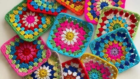 Granny SQUARE Free Knitting Pattern