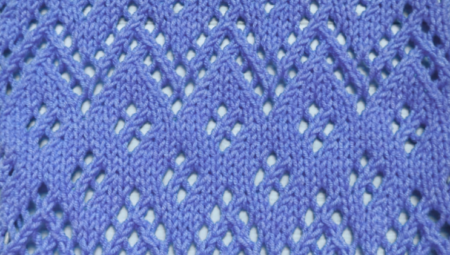 Zigzag Lace Stitch Knitting Pattern 3