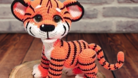 Cute Tiger Amigurumi Crochet Free Pattern