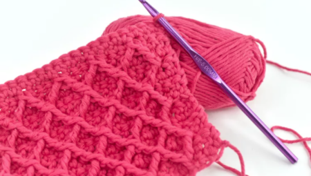 Free Idea How to Crochet the Diamond Stitch