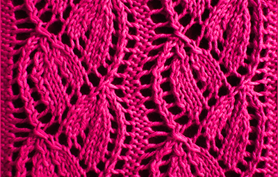 Knitting Stitch Bellflowers Pattern