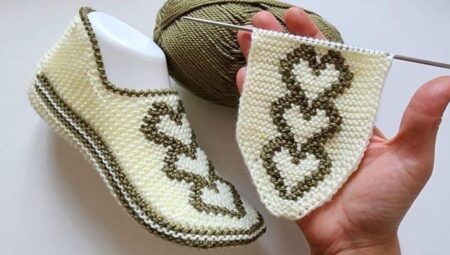 Crochet Heart Socks Free Pattern