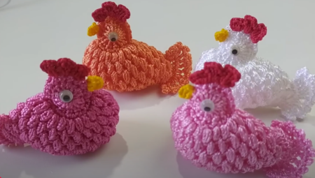 Easy And Fast Crochet Bird Keychain